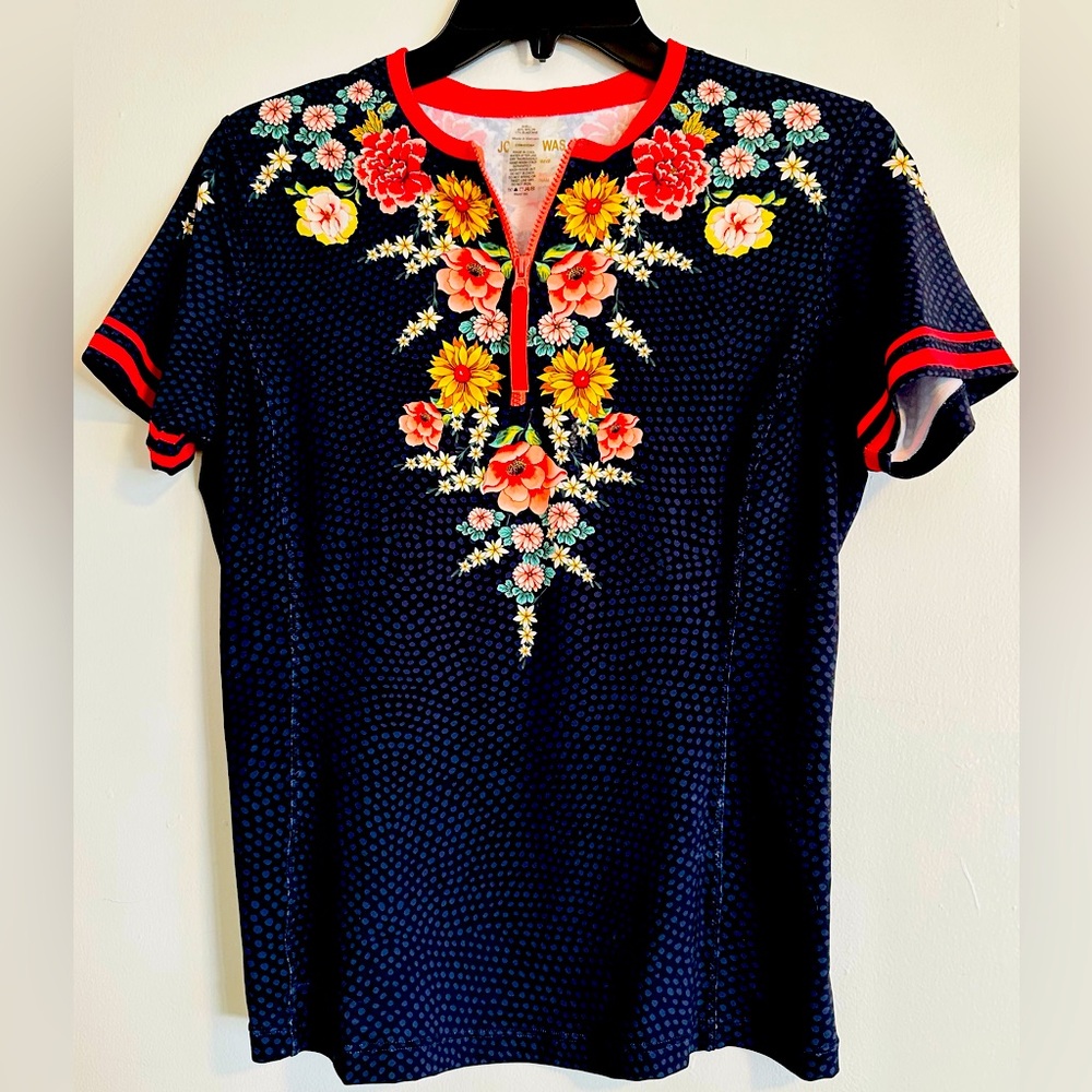 Johnny Was Sun top. Worn once. Sz Med